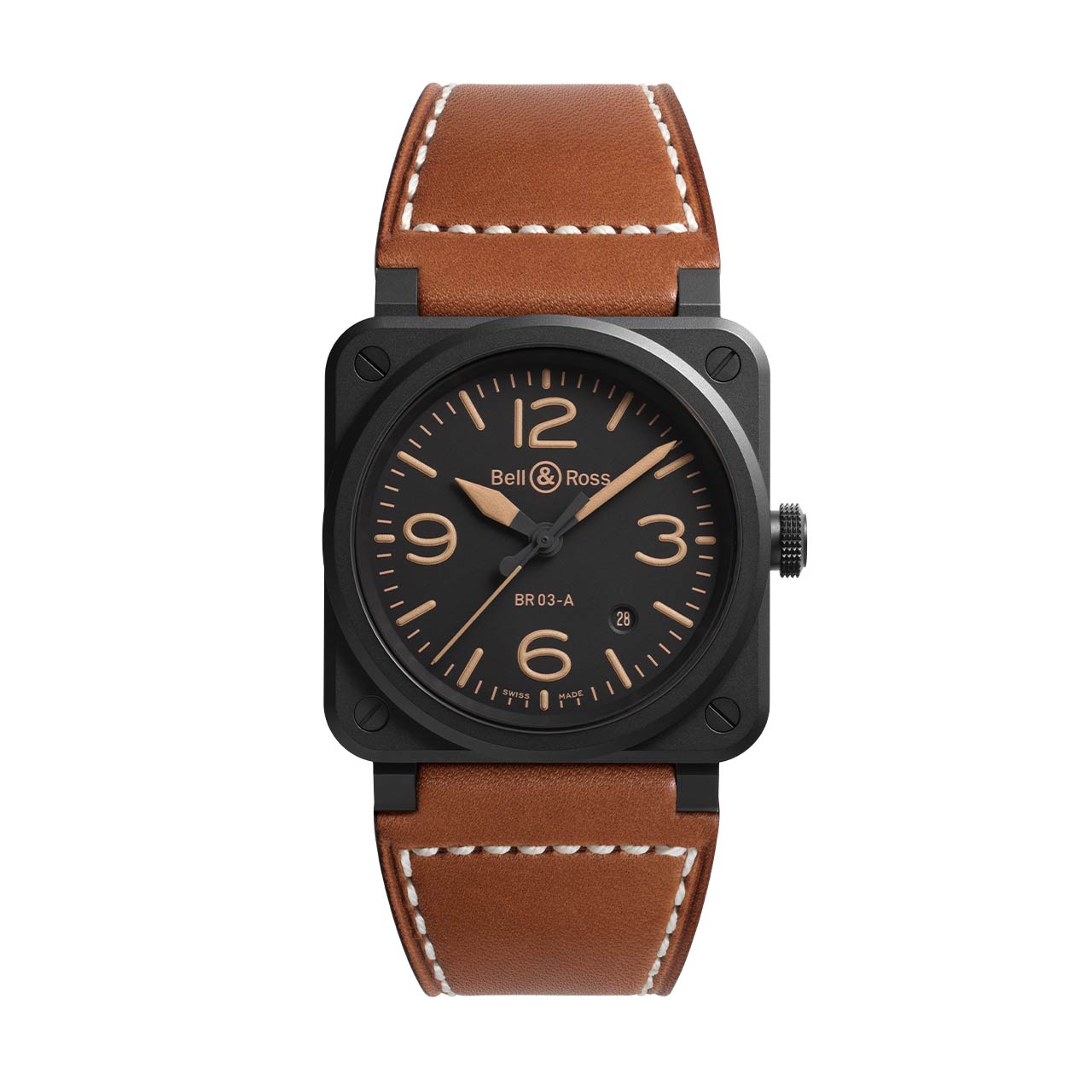 Bell & Ross BR 03 ヘリテージ BR03A-HER-CE/SCA