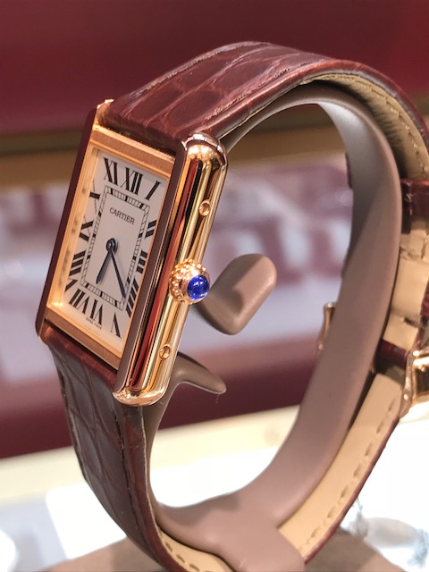 カルティエ Cartier タンクソロSM PG ピンクゴールド 腕時計 時計
