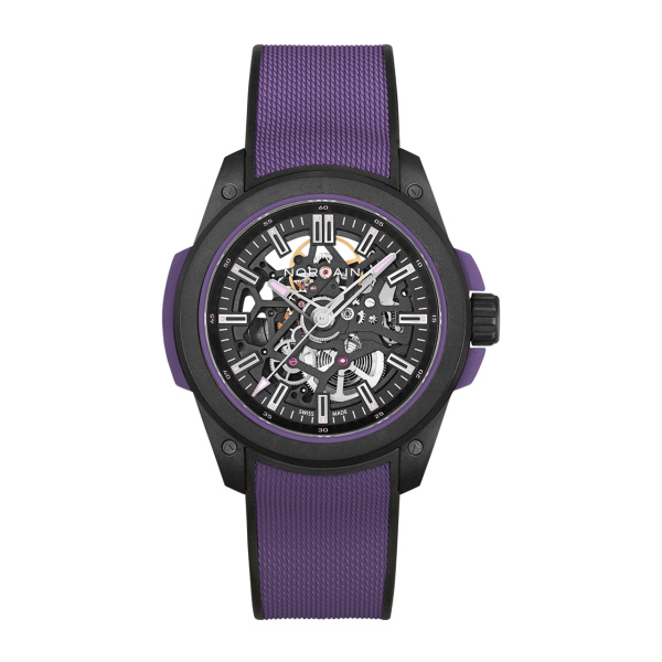 NORQAIN ワイルド ワン スケルトン 42mm リミテッド エディション パープル N3000.07Q26.B23