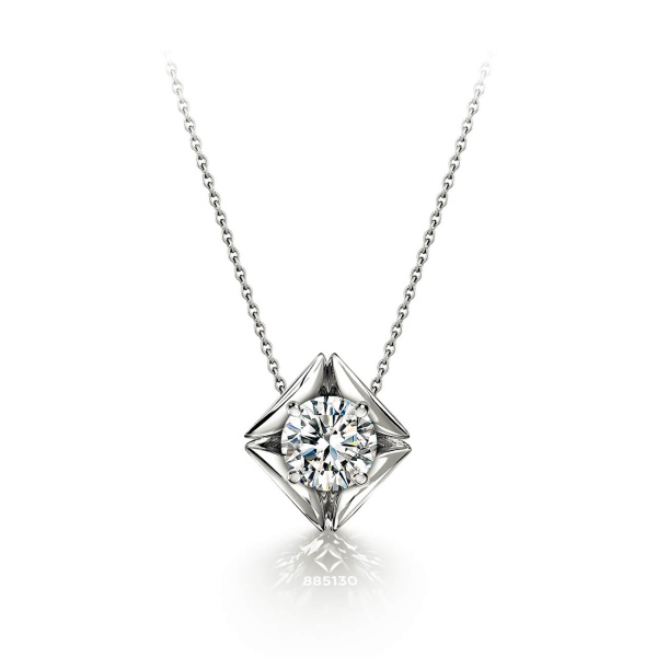 FOREVERMARK フォーエバーマーク エターナル コレクション™ ソリティア プレーン ペンダント