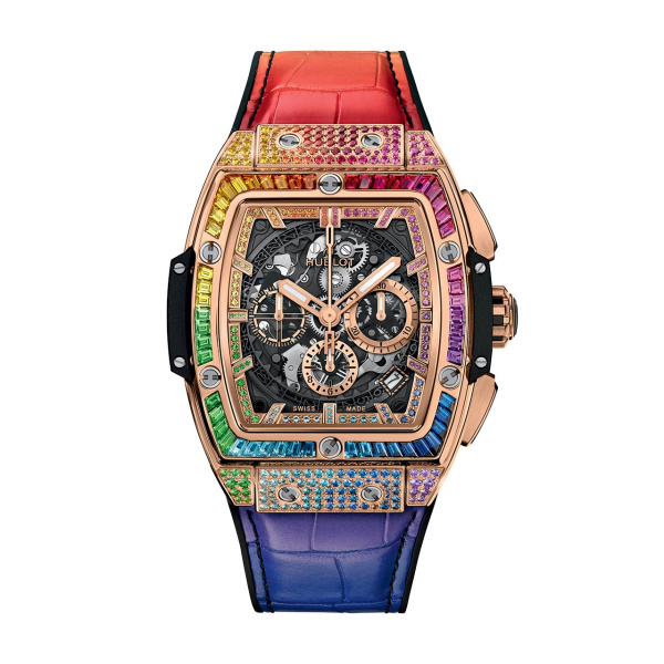 HUBLOT スピリット オブ ビッグ・バン キングゴールド レインボー 641.OX.0110.LR.0999