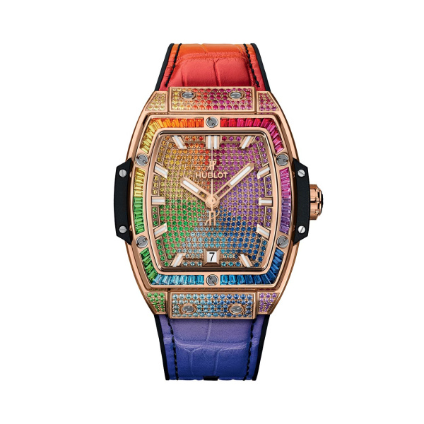 HUBLOT スピリット オブ ビッグ・バン キングゴールド レインボー 665.OX.9910.LR.0999